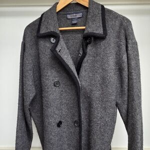 Heirloom Collectibles Gray Wool Blazer